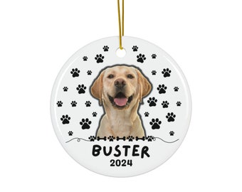 Personalisierte Haustierverzierung mit dem Foto + Namen des Haustieres, benutzerdefinierte Hundeverzierung, benutzerdefinierte Haustierfotoverzierung, benutzerdefinierte Haustierverzierung