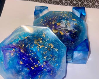 Custom Coaster Sets + Holder