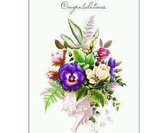 Occasion Card - Wedding - Bouquet