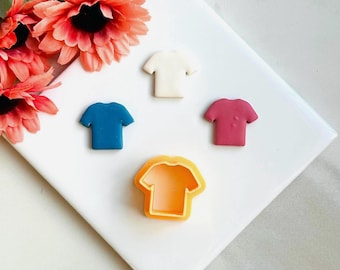 T-Shirt Clay Cutter: Polymer Clay, Geprägter Stoff Cutters