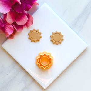 Sun Clay Cutter: Embossed Polymer Clay Cutters