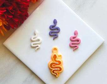 Snake Clay Cutter: Halloween Polymer Clay Cutters