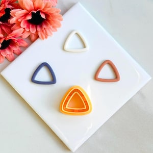 Triangle clay cutter | Basic clay cutter cutters Polymer clay cutters cutters basic clay cutters spring clay cutter boho cutter F