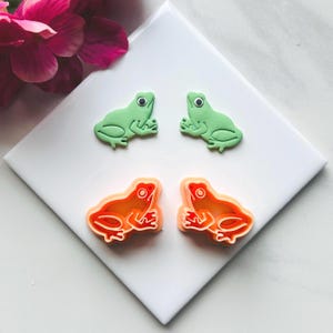 Frosch Clay Cutter: Geprägte Polymer Clay Cutters