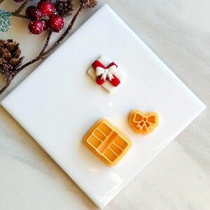 Weihnachtsgeschenke und Band Tonschneider | Valentinstag Tonschneider Ausstechformen Polymer Ton Winter-Tonschneider Geprägte Tonschneider l