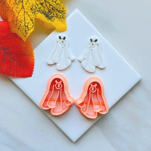 Ghost Dog-kleivorm: Halloween-polymeerkleivormpjes