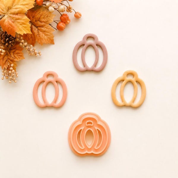 Pumpkin Clay Cutter: Polymer Clay Cutters for Fall