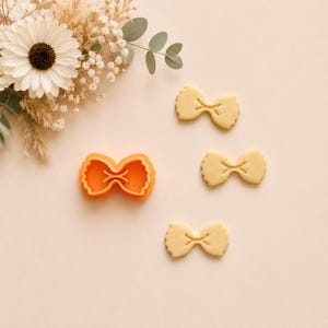 Pasta Bow Clay Cutter: Food & Dish Polymer Clay Cutters