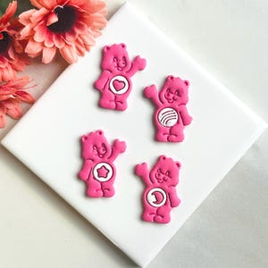 Cutesy Bear Clay Cutter: Embossed Polymer Clay Stamps