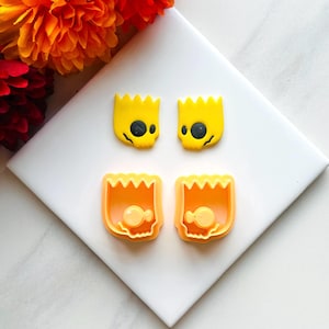 Halloween Skull Boy Clay Cutter | Embossed Falloween Cutter