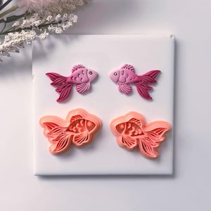 Koi Fish ClayCutter: ocean Embossed summer Design