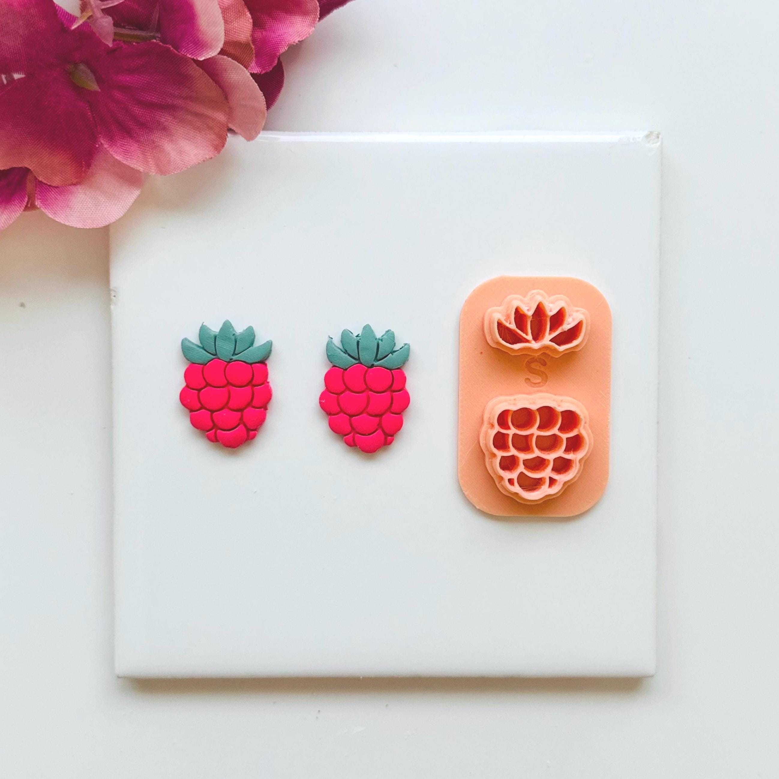 Raspberry Clay Cutter: Summer Food Design - Etsy