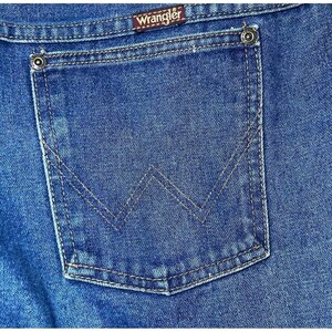 Vintage Wrangler Womens Size 20 Misses Full Fit Jeans Made in USA Blue Denim image 15