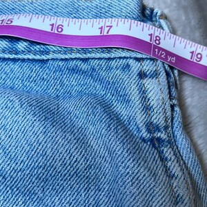 Vintage Wrangler Mens Size 38x32 ALTERED Hero Blue Jeans Classic Denim Made USA image 8