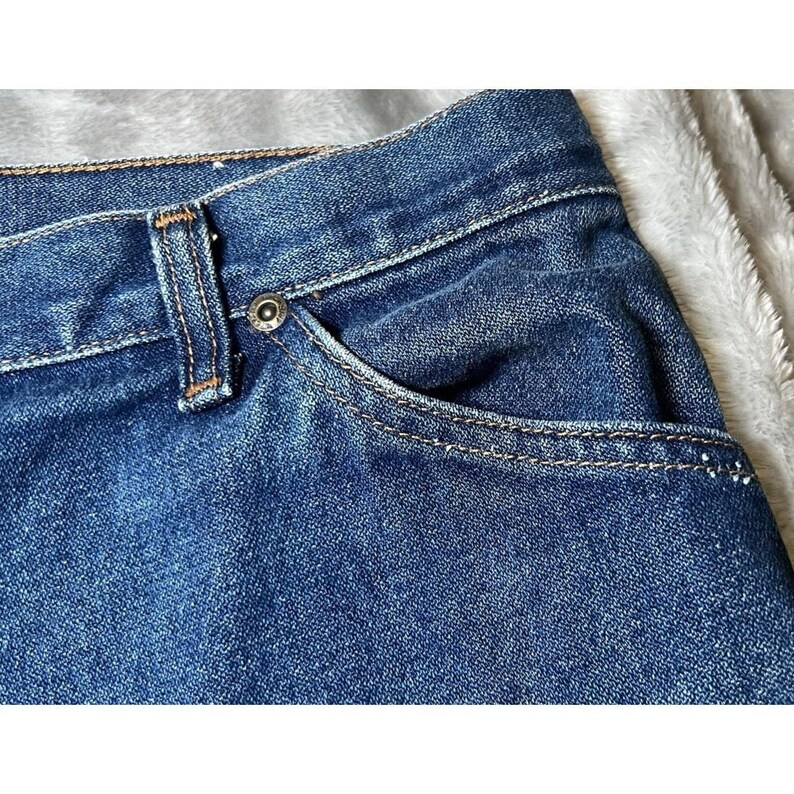 Vintage Wrangler Womens Size 20 Misses Full Fit Jeans Made in USA Blue Denim image 11