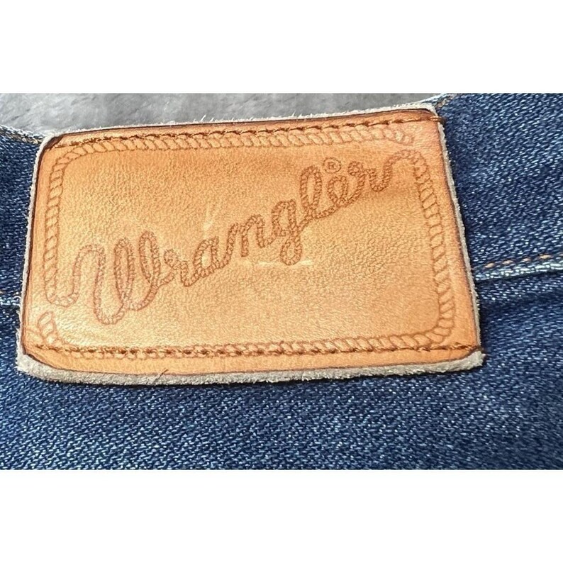 Vintage Wrangler Womens Size 20 Misses Full Fit Jeans Made in USA Blue Denim image 6