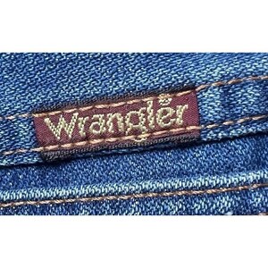 Vintage Wrangler Womens Size 20 Misses Full Fit Jeans Made in USA Blue Denim image 5