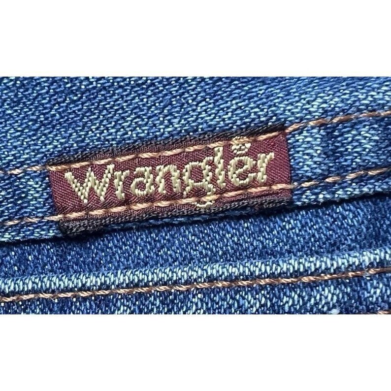 Vintage Wrangler Womens Size 20 Misses Full Fit Jeans Made in USA Blue Denim image 5