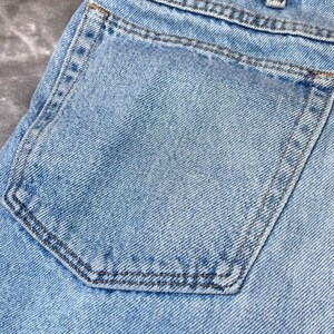 Vintage Wrangler Mens Size 38x32 ALTERED Hero Blue Jeans Classic Denim Made USA image 10