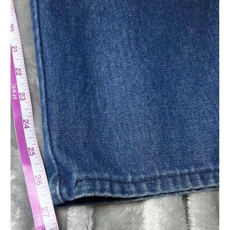 Vintage Wrangler Womens Size 20 Misses Full Fit Jeans Made in USA Blue Denim image 9