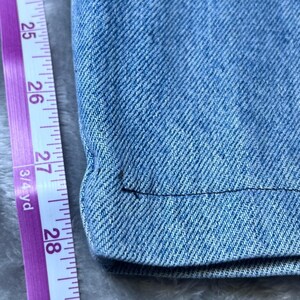 Vintage Wrangler Mens Size 38x32 ALTERED Hero Blue Jeans Classic Denim Made USA image 9