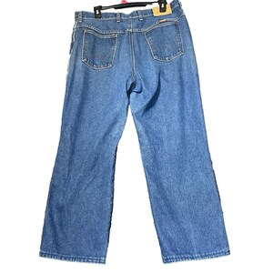 Vintage Wrangler Womens Size 20 Misses Full Fit Jeans Made in USA Blue Denim image 3