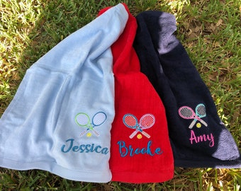 Tennis Towels - Personalized and Available in Several Colors!