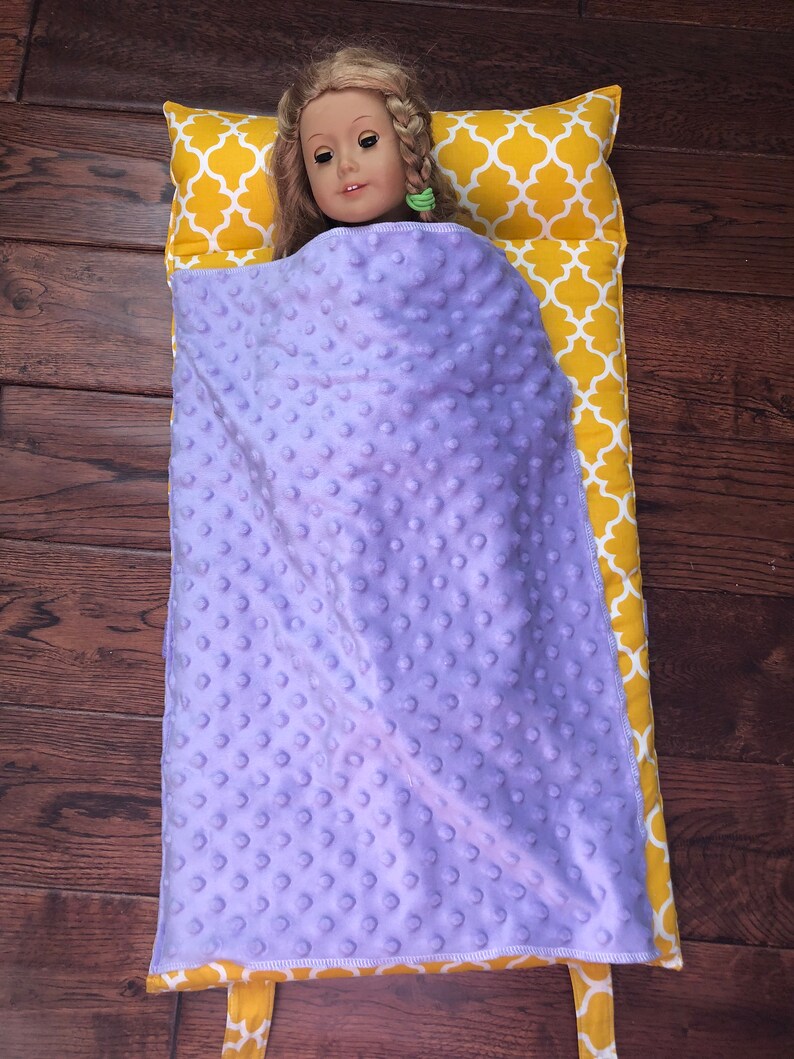 Fits 18 Dolls Doll Nap Mat 14 x 27 x 1 Personalized