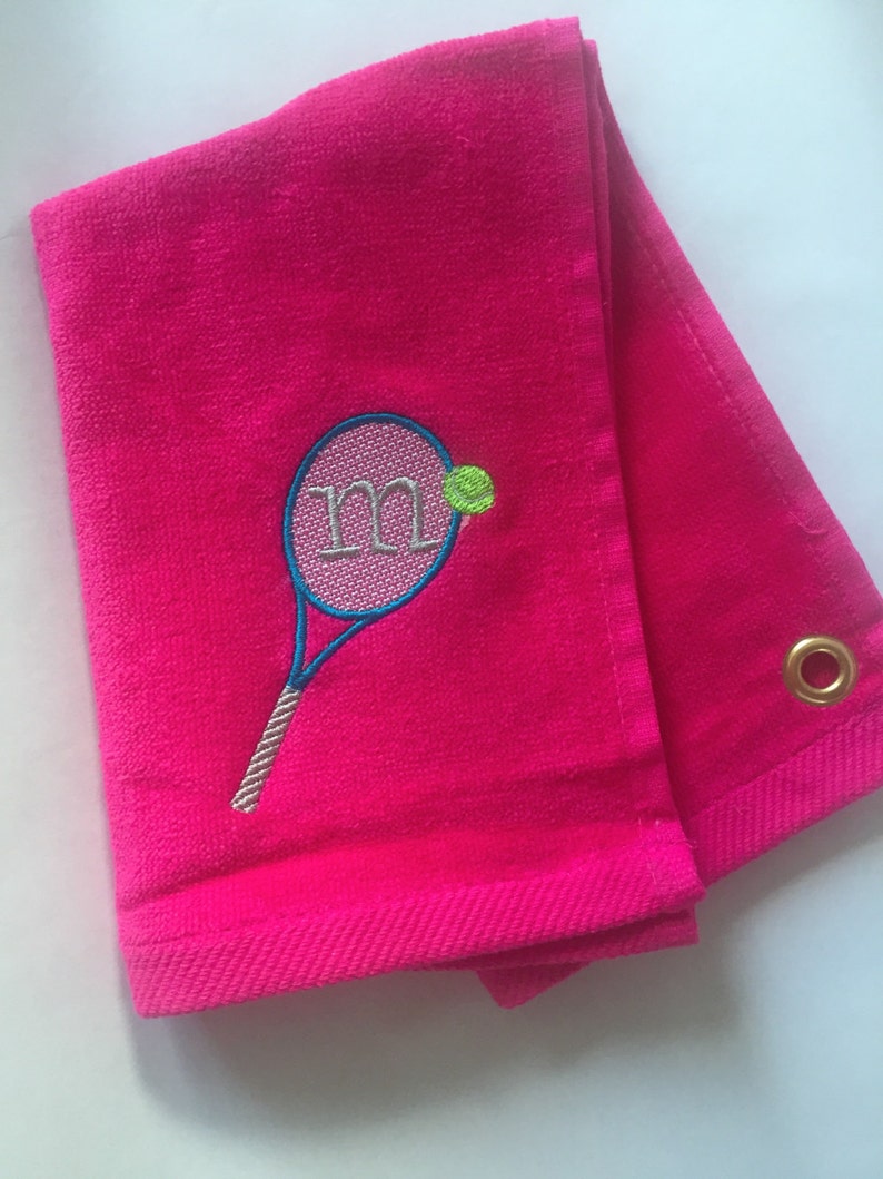 Tennis Towels Personalized and Available in Several Colors Etsy