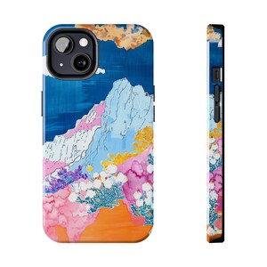 Colorful Mountain iPhone Case - Nature Phone Cover for iPhone 15 Pro Max, 14 Plus, 13, 12, 11