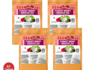 4 x Daliha Truthahnbeeren Hibiskus Tee