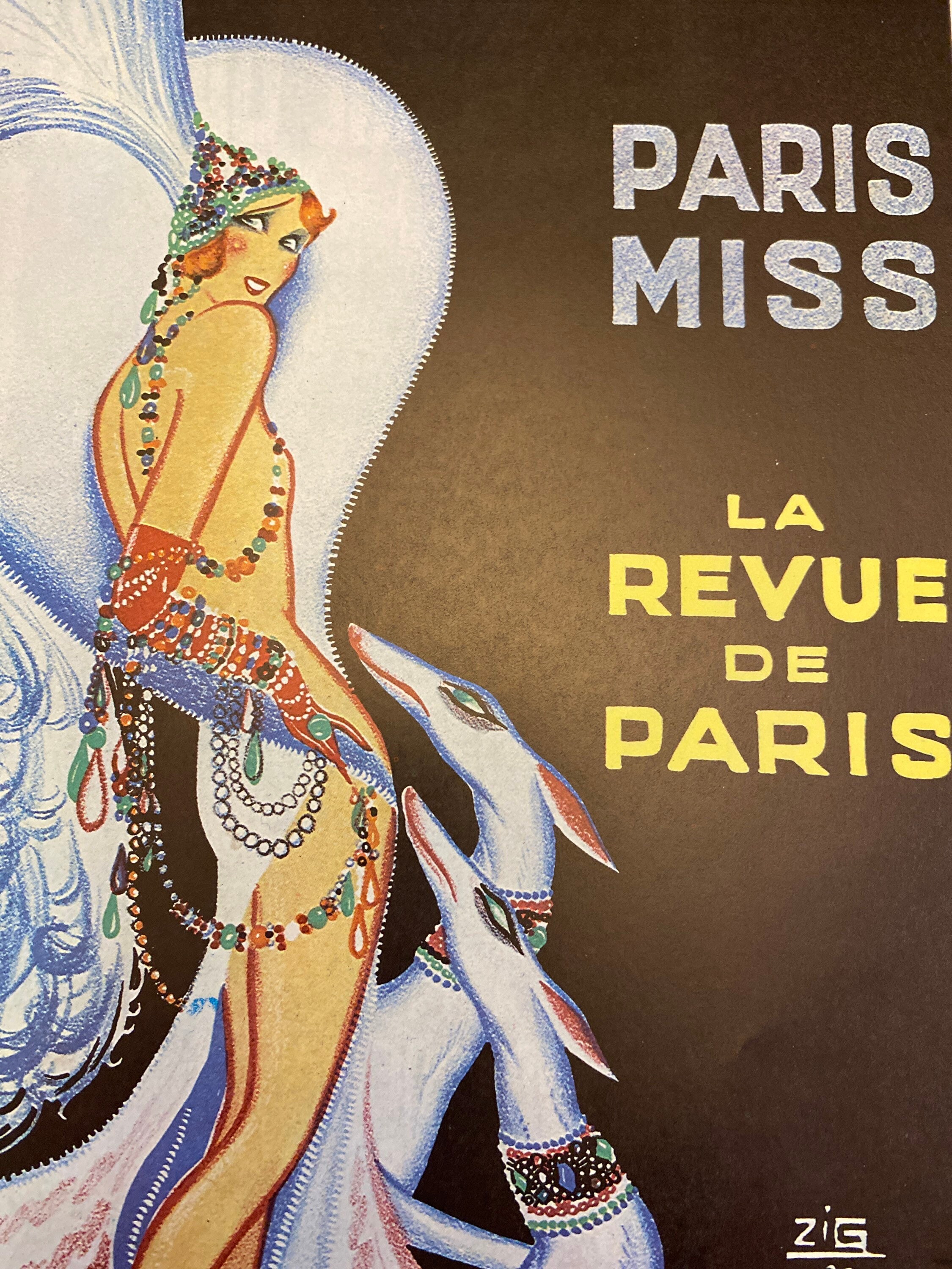 Casino De Paris Mistinguett Vintage Poster Print 1970s Book | Etsy ...