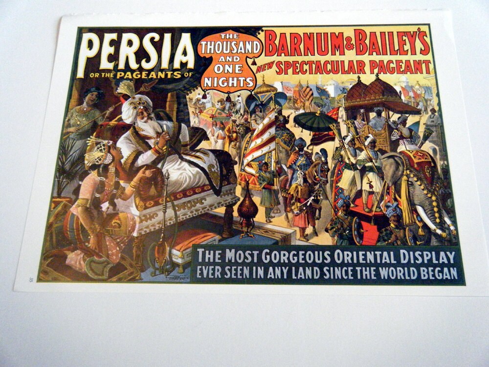 Carte Postale Vintage Cirque - PC Circus, Disproportions Du Géant HUGO (b55119)