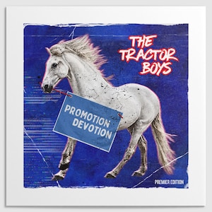 Ipswich Town themed album cover print (square)