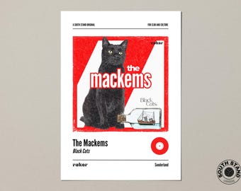 Sunderland AFC Album Cover Druck (A4, A3, A2)