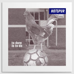 Tottenham Hotspur themed album cover print (square)