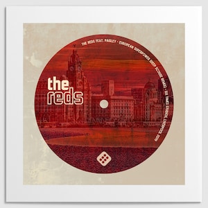 Liverpool FC themed album cover print (square)