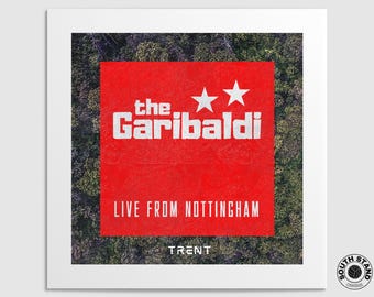 Nottingham Forest themed album cover print (square)