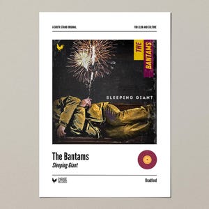 Bradford City themed album cover print (A4, A3, A2)