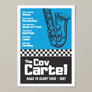 Coventry City FA Cup themed tour poster print (A4, A3, A2)