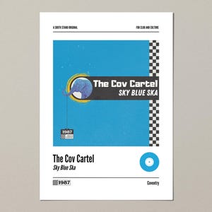 Coventry City themed album cover print (A4, A3, A2)