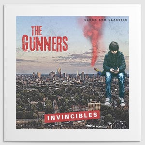 Arsenal themed album cover print (square)