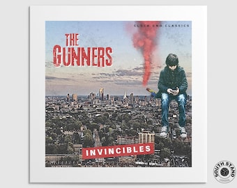 Arsenal themed album cover print (square)