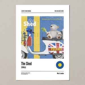 Chelsea FC themed album cover print (A4, A3, A2)