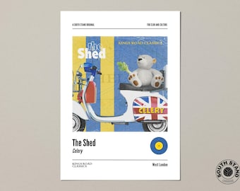 Chelsea FC themed album cover print (A4, A3, A2)
