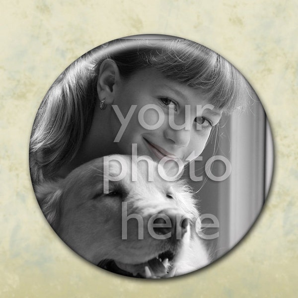 Custom Pocket Mirror - Your Photo on a Mirror... Personalized Photograph