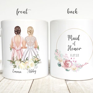 Personalized Maid of Honor Mug / Wedding party gifts — Glacelis