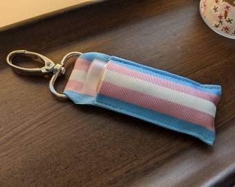 Lip Balm Holder - Transgender Pride Flag