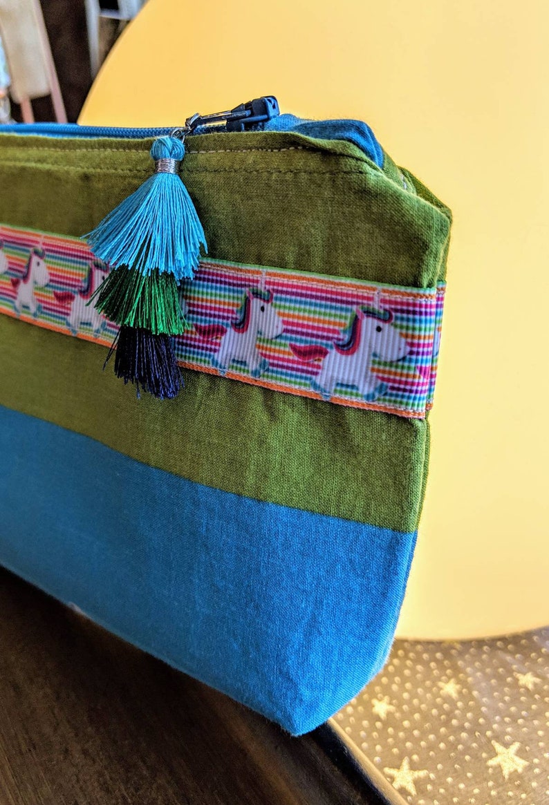 Rainbow Unicorn Zippie Pouch