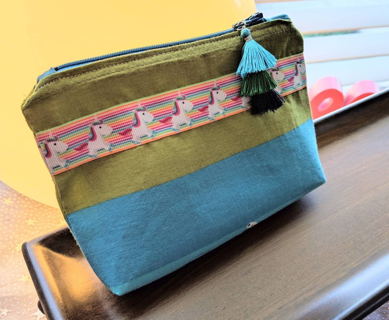 Rainbow Unicorn Zippie Pouch